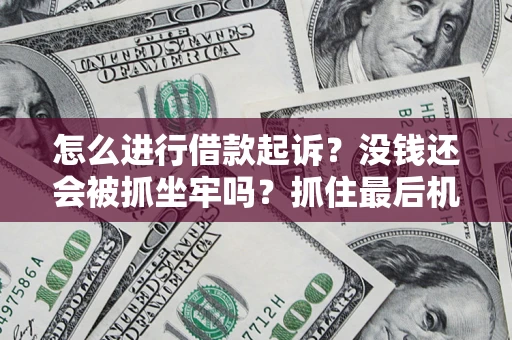 北京怎么进行借款起诉？没钱还会被抓坐牢吗？抓住最后机会！