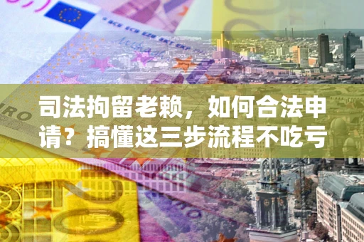 北京司法拘留老赖，如何合法申请？搞懂这三步流程不吃亏！