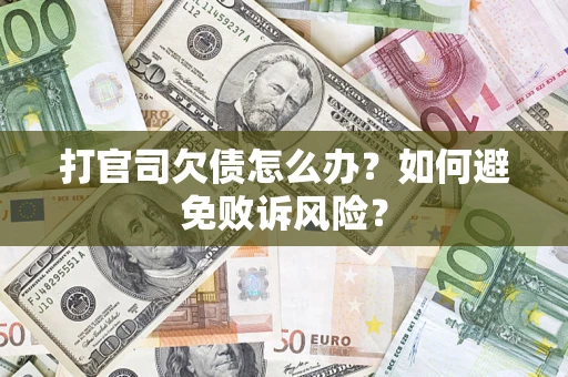 北京打官司欠债怎么办？如何避免败诉风险？