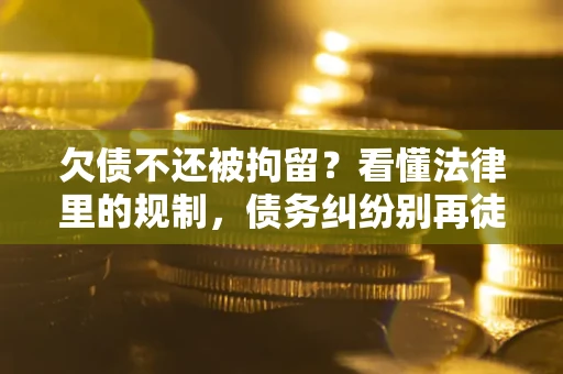 北京欠债不还被拘留？看懂法律里的规制，债务纠纷别再徒劳奔波