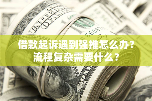 北京借款起诉遇到强推怎么办？流程复杂需要什么？