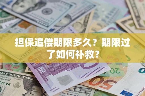 北京担保追偿期限多久？期限过了如何补救？