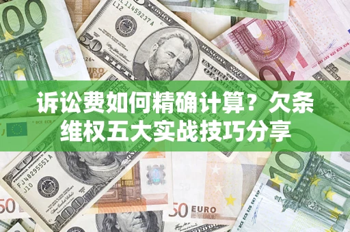 北京诉讼费如何精确计算？欠条维权五大实战技巧分享