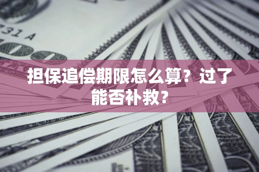 北京担保追偿期限怎么算？过了能否补救？